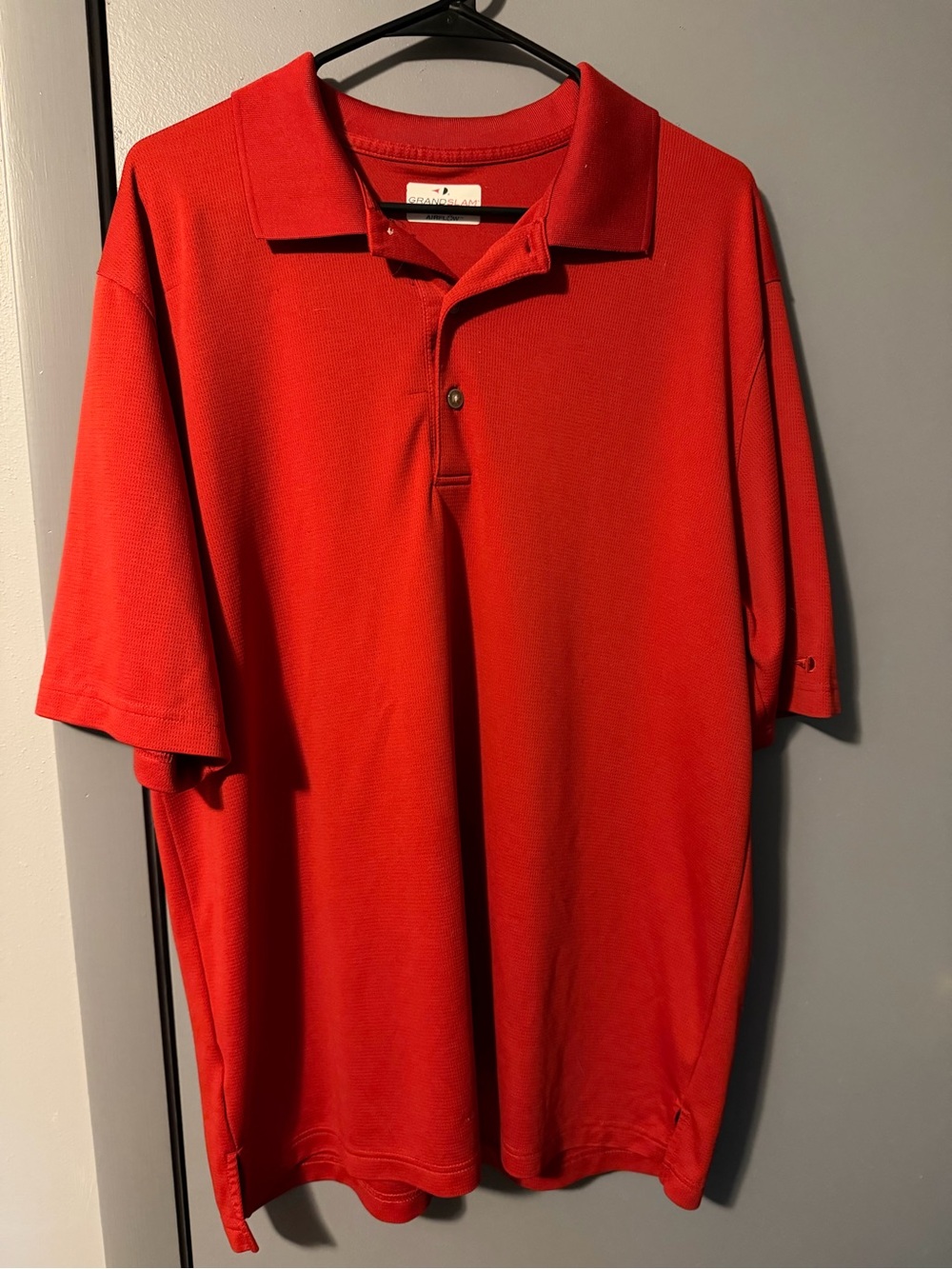Grand Slam Red Men's Polo Shirt